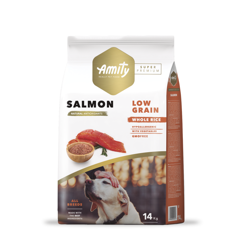 AMITY SUPER PRÉMIUM ADULT SAUMON 14 Kg