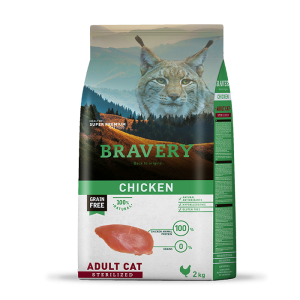 Bravery poulet sans céréales Adulte 2 Kg