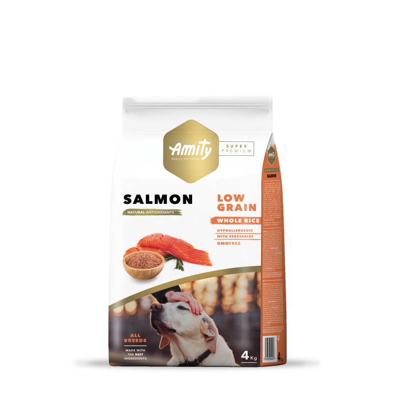 AMITY SUPER PRÉMIUM ADULT SAUMON 4 Kg