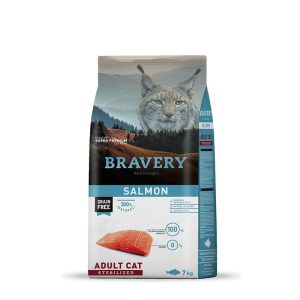Bravery saumon sans céréales Adulte 7 Kg